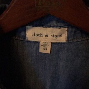 Anthropologie / Cloth & Stone Denim Chambray Tunic